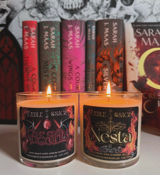 Cassian Bat Boy Soy and Coconut Wax Candle