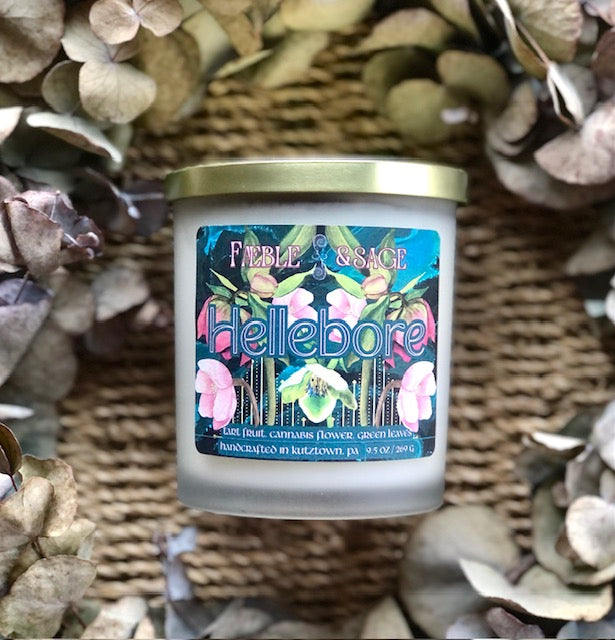 Hellebore 9 oz candle