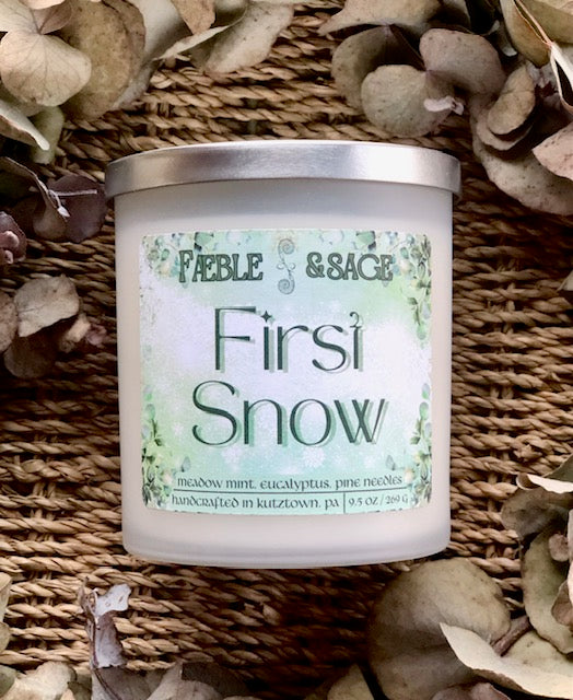 First Snow 9 oz Candle