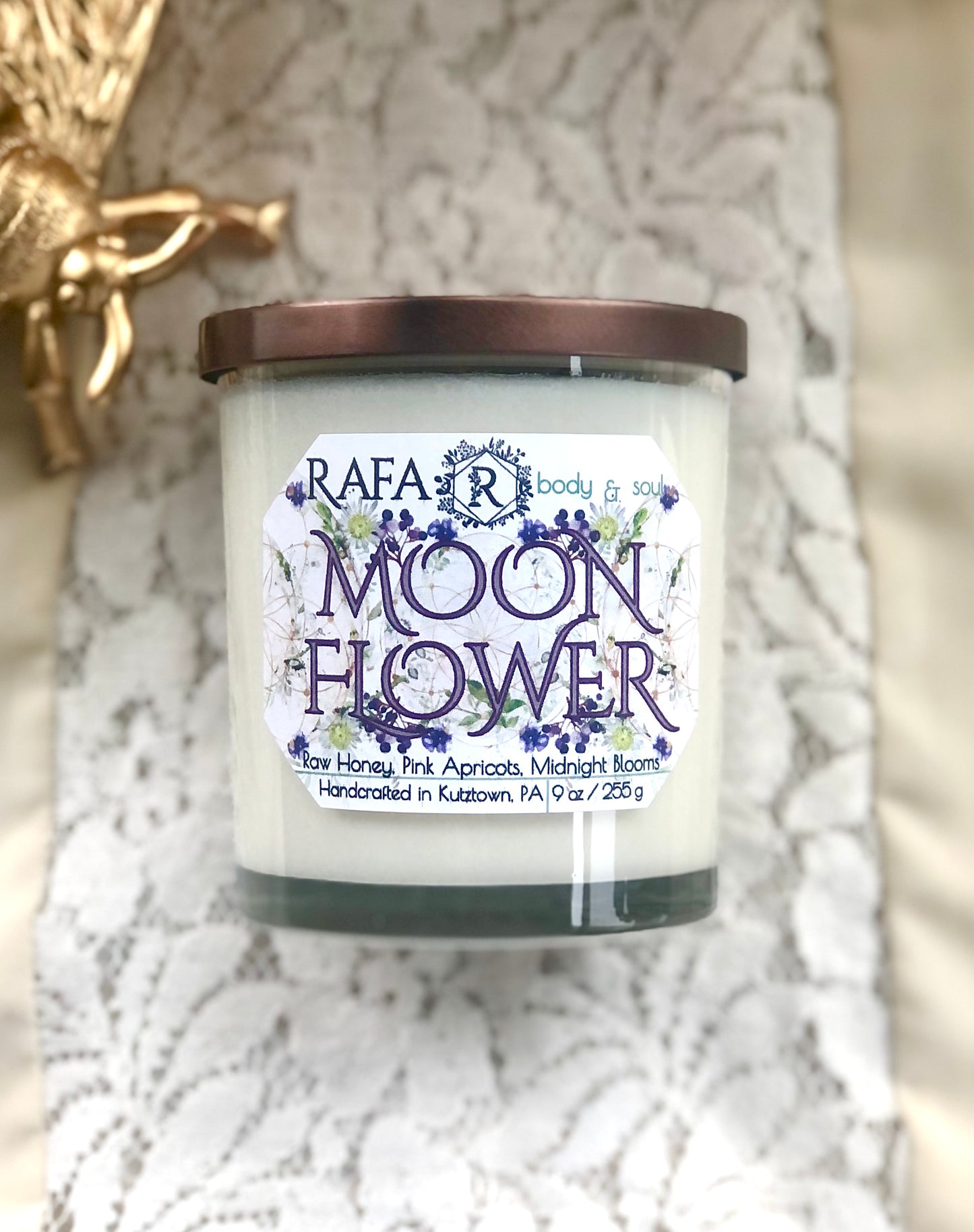 Moon Flower Candle